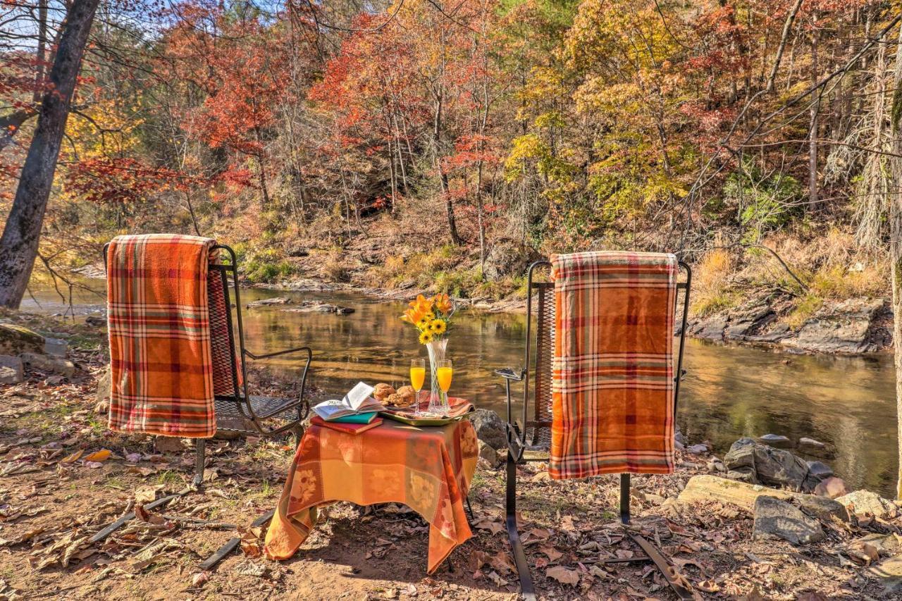 Willa Creekside Retreat With Deck, 18 Miles To Wolf Ridge Weaverville Zewnętrze zdjęcie