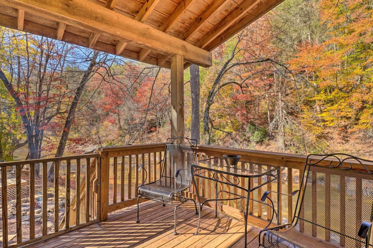 Willa Creekside Retreat With Deck, 18 Miles To Wolf Ridge Weaverville Zewnętrze zdjęcie