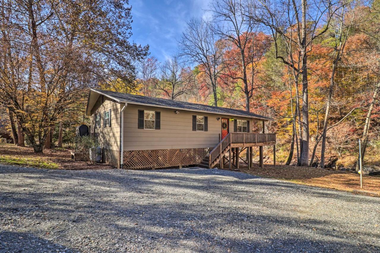 Willa Creekside Retreat With Deck, 18 Miles To Wolf Ridge Weaverville Zewnętrze zdjęcie