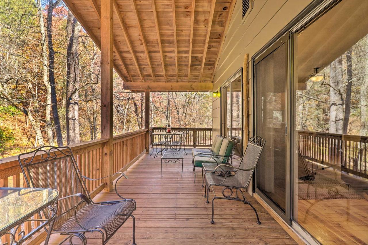 Willa Creekside Retreat With Deck, 18 Miles To Wolf Ridge Weaverville Zewnętrze zdjęcie