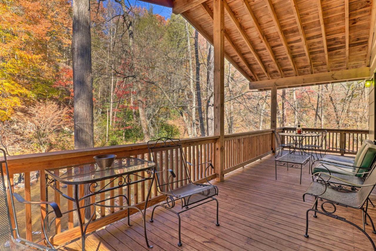 Willa Creekside Retreat With Deck, 18 Miles To Wolf Ridge Weaverville Zewnętrze zdjęcie